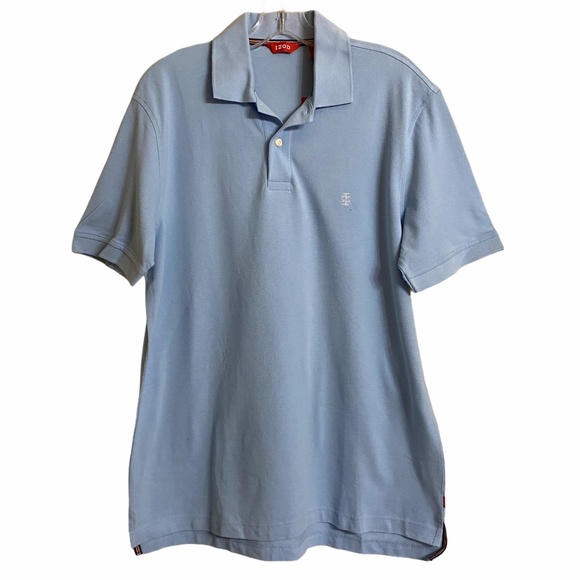 Izod Other - IZOD Powder Blue Heritage Polo Shirt Top Mens NWT